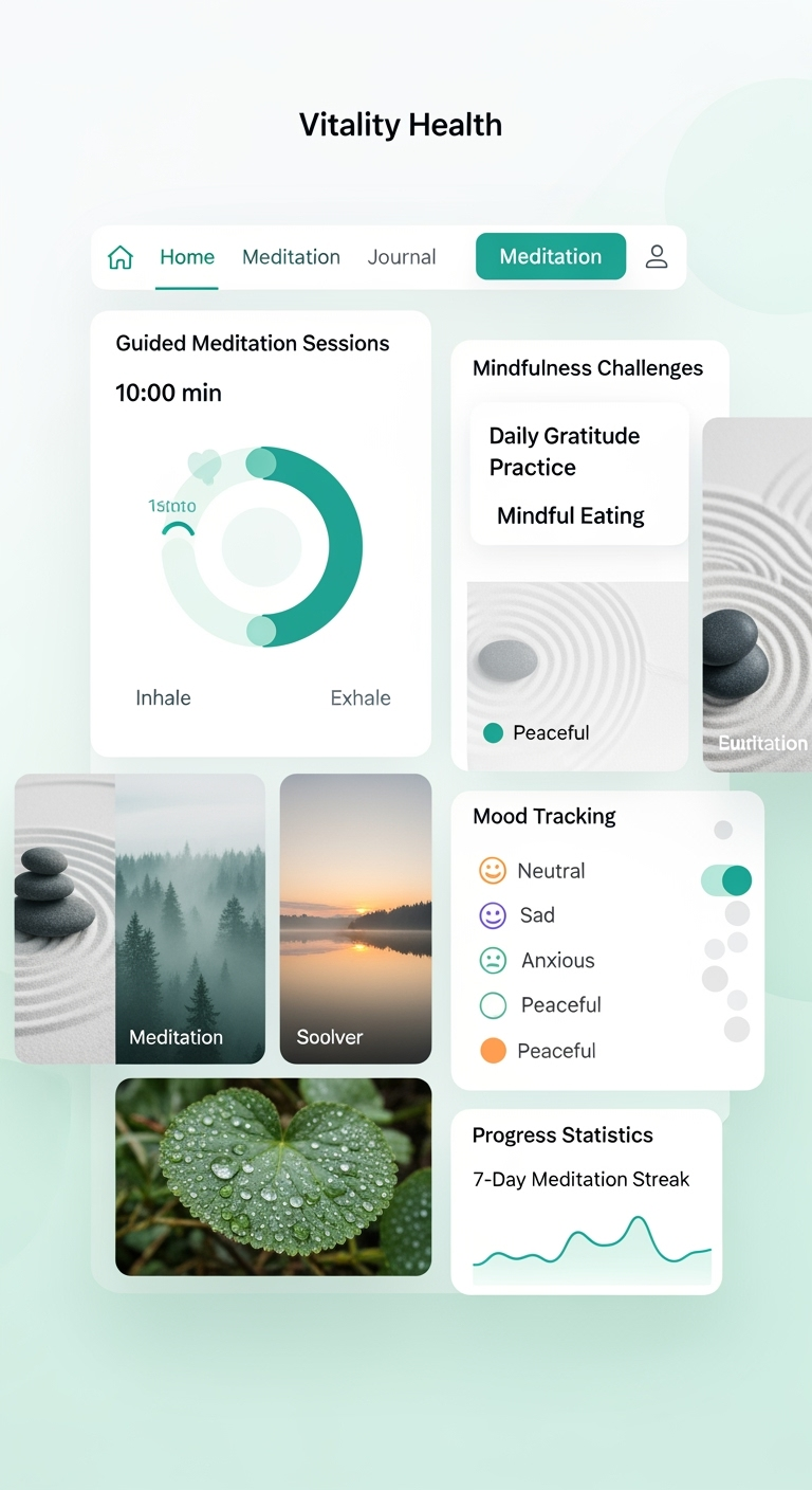 Vitality Meditation UI